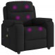 Sonata H Масажен наклоняем стол, черен, текстил