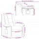 Sonata H Recliner Chair Cloud Grey Fabric