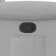Sonata H Recliner Chair Cloud Grey Fabric