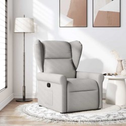 Sonata H Recliner Chair Cloud Grey Fabric - Fotolii