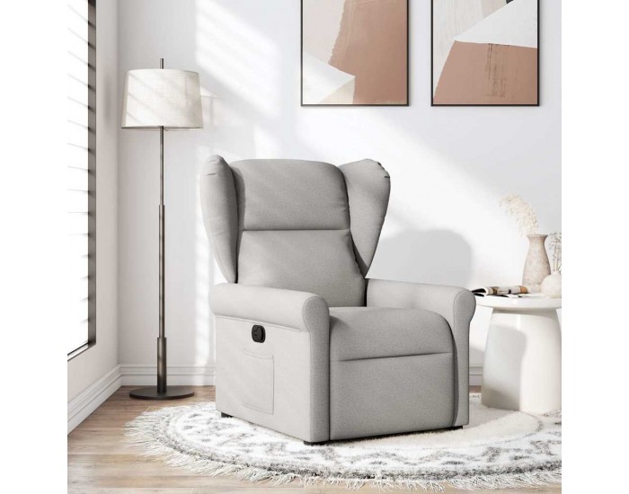 Sonata H Recliner Chair Cloud Grey Fabric