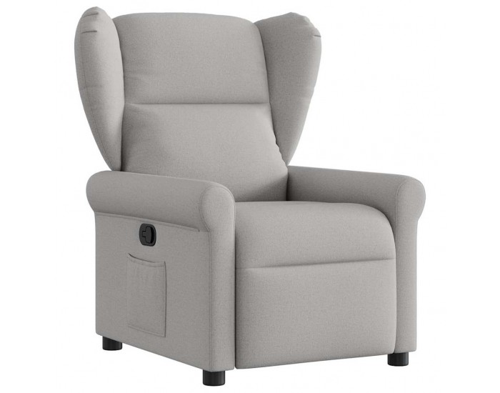 Sonata H Recliner Chair Cloud Grey Fabric