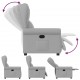 Sonata H Recliner Chair Cloud Grey Fabric