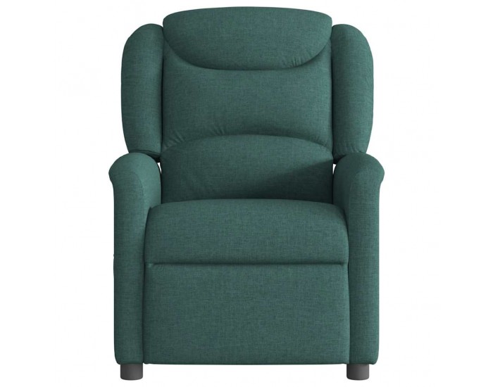 Sonata Fotoliu de masaj rabatabil, verde închis, material textil