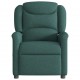 Sonata Fotoliu de masaj rabatabil, verde închis, material textil
