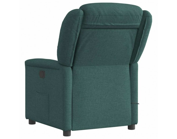 Sonata Fotoliu de masaj rabatabil, verde închis, material textil