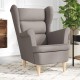 Sonata H Фотьойл Taupe 74x84x100 cm Fabric