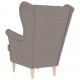 Sonata H Фотьойл Taupe 74x84x100 cm Fabric