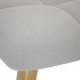Sonata H Релаксиращ стол с табуретка за крака Cloud Grey Fabric