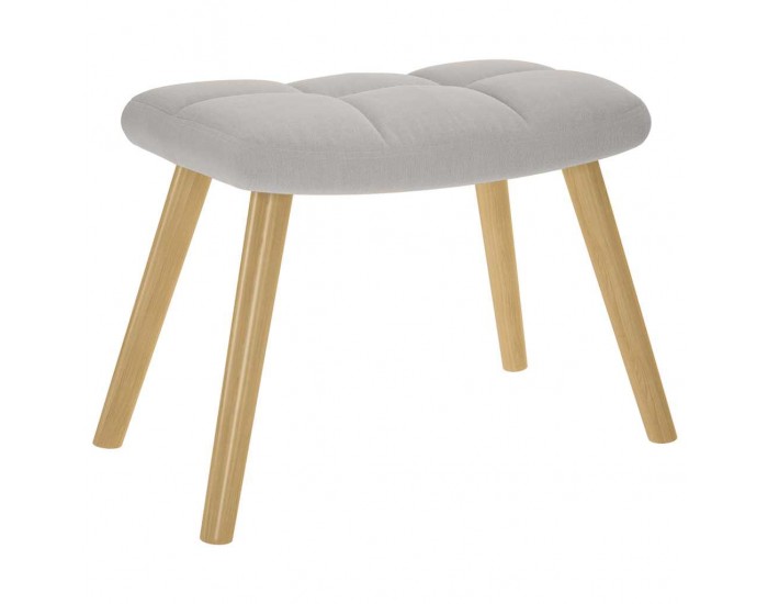Sonata H Релаксиращ стол с табуретка за крака Cloud Grey Fabric