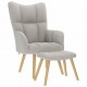 Sonata H Релаксиращ стол с табуретка за крака Cloud Grey Fabric