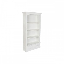 Лавица Home ESPRIT Бял Дървен 97 x 34 x 180 cm - Etajere