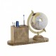Глобус Home ESPRIT Бял Кафяв Vintage 24 x 8 x 19 cm