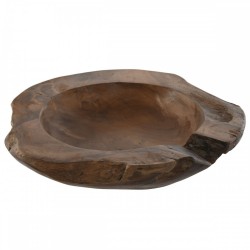 Украса за център на маса Home ESPRIT Естествен Тъмно сив 45 x 45 x 6 cm - Decorațiuni