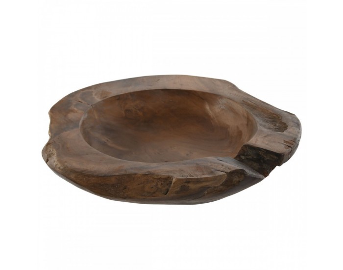 Украса за център на маса Home ESPRIT Естествен Тъмно сив 45 x 45 x 6 cm
