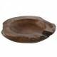 Украса за център на маса Home ESPRIT Естествен Тъмно сив 45 x 45 x 6 cm