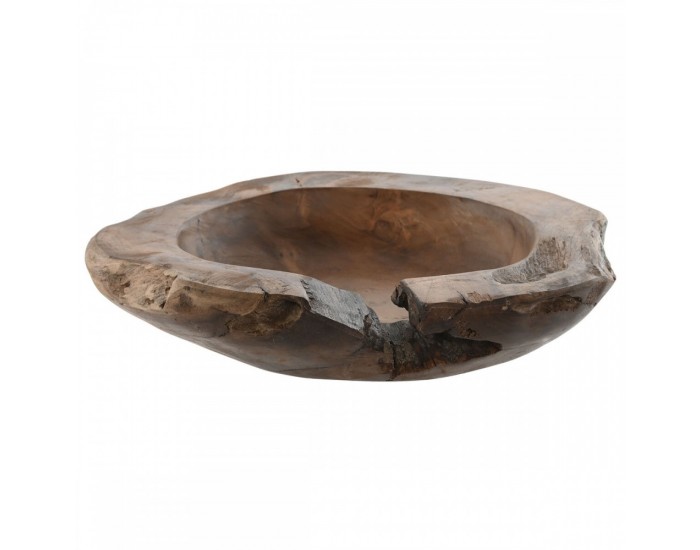 Украса за център на маса Home ESPRIT Естествен Тъмно сив 45 x 45 x 6 cm