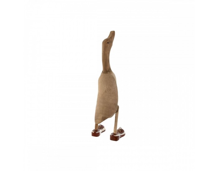 Декоративна фигурка Home ESPRIT Бял Червен Естествен Патица 14 x 28 x 43 cm (2 броя)
