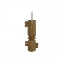 Канделабър Home ESPRIT Кафяв Смола Дървен 15 x 9,5 x 35 cm - Home esprit