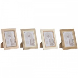 Рамка за снимки Home ESPRIT Многоцветен Алуминий Кристал Дървен MDF Scandi 16 x 2,8 x 21 cm (4 броя) - Papetărie