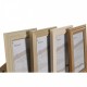 Рамка за снимки Home ESPRIT Многоцветен Кристал полистирен 21,2 x 1,6 x 26,2 cm (4 броя)