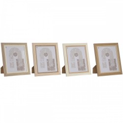 Рамка за снимки Home ESPRIT Кристал Дървен MDF Скандинавски 23 x 2,8 x 28 cm (4 броя) - Papetărie