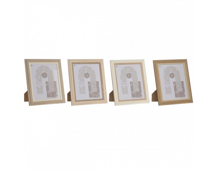 Рамка за снимки Home ESPRIT Кристал Дървен MDF Скандинавски 23 x 2,8 x 28 cm (4 броя)
