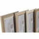 Рамка за снимки Home ESPRIT Кристал Дървен MDF Скандинавски 23 x 2,8 x 28 cm (4 броя)