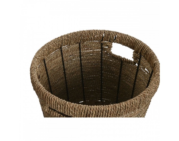 Комплект саксии Home ESPRIT Кафяв Метал влакно Тропически 36 x 36 x 29 cm
