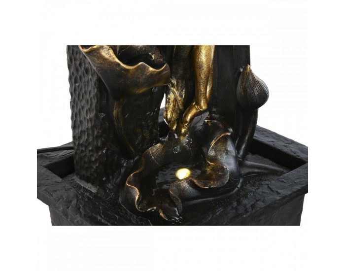 Градински фонтан Home ESPRIT Смола Буда Ориенталски 21 x 19 x 27 cm (2 броя)