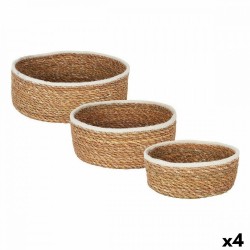 Игра на Кошници Privilege 3 Части плетена ракита 17 cm (3 Части) (4 броя) - Privilege