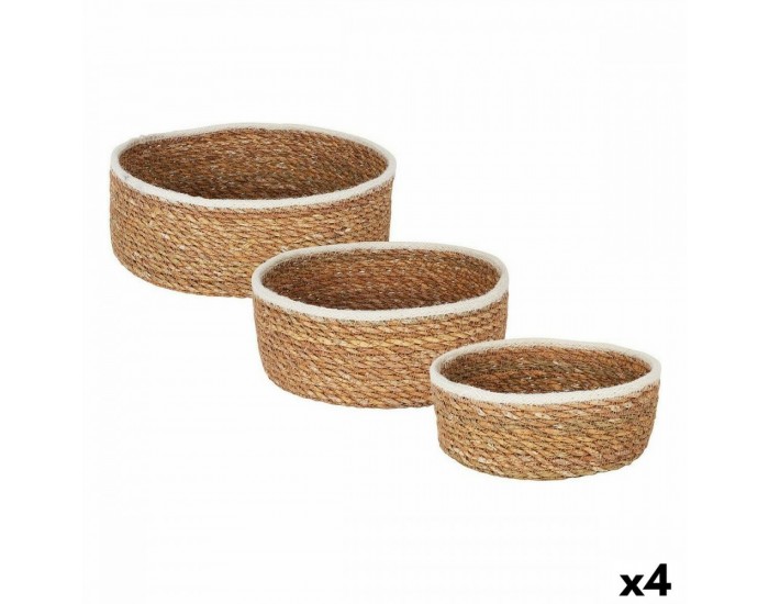 Игра на Кошници Privilege 3 Части плетена ракита 17 cm (3 Части) (4 броя)