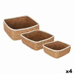 Игра на Кошници Privilege 3 Части плетена ракита 17 cm (3 Части) (4 броя) - Privilege