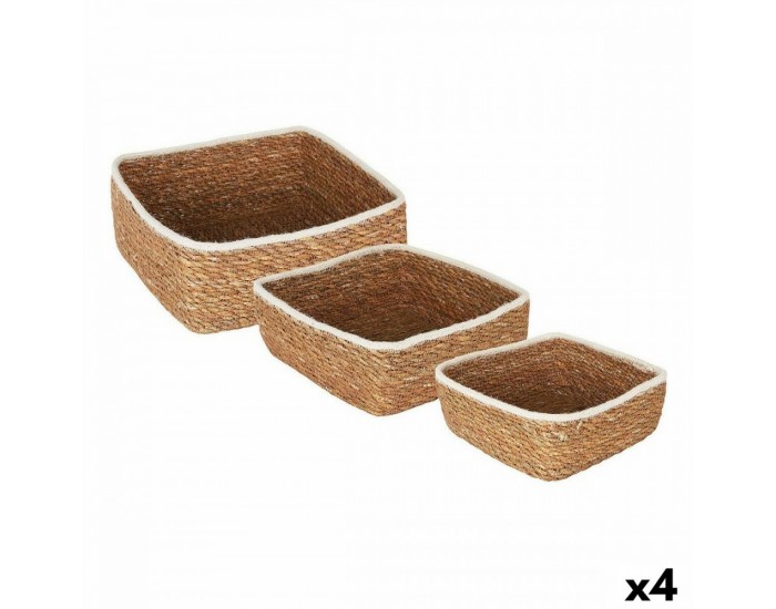 Игра на Кошници Privilege 3 Части плетена ракита 17 cm (3 Части) (4 броя)