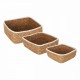 Игра на Кошници Privilege 3 Части плетена ракита 17 cm (3 Части) (4 броя)