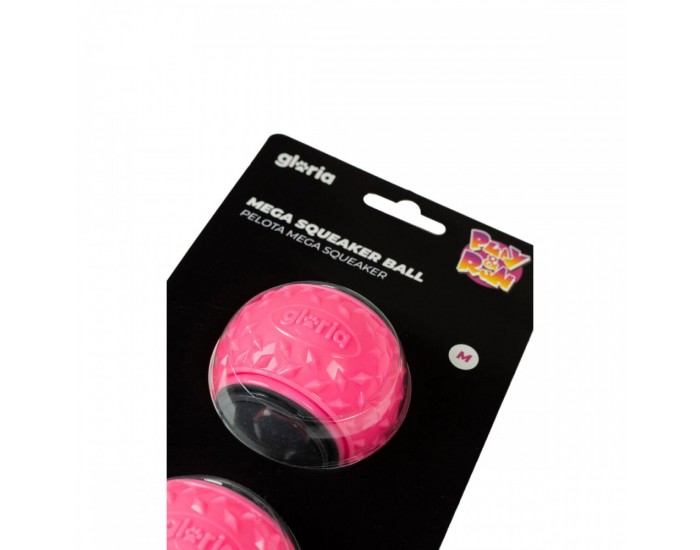 Топка за Домашни Любимци Gloria PLAY AND RUN Розов TPR M 6,35 cm 2 броя