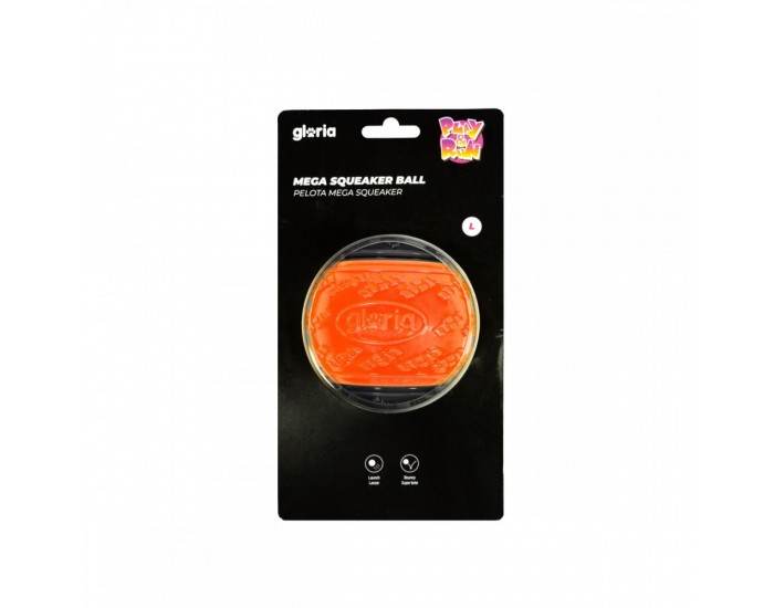 Топка за Домашни Любимци Gloria PLAY AND RUN Оранжев TPR L 8,89 cm