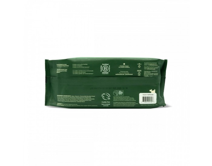 Мокри Кърпички за Домашни Любимци Earth Rated Без Парфюм (60 Части)
