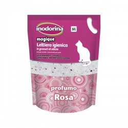 Пясък за котки Inodorina MAGIQUE ROSE рози 5 L - Accesorii
