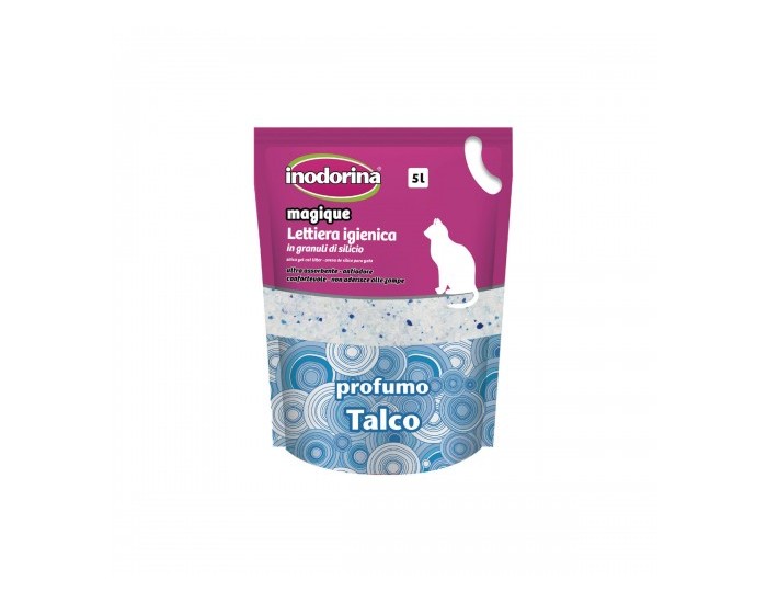 Пясък за котки Inodorina Magique Talco Пудра от Талк 5 L