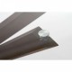 Трапезна маса DKD Home Decor Кристал Кафяв Прозрачен Oрех 120 x 120 x 76 cm