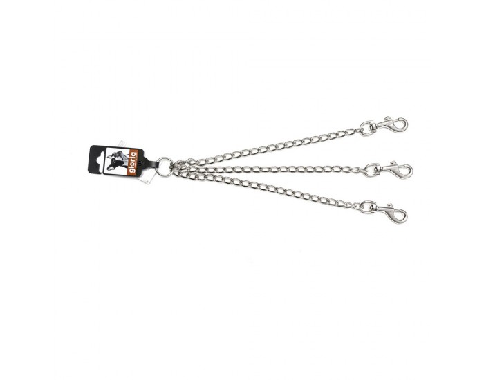 3 Dog Leash Coupler Gloria, Стомана, 2mm x 25 cm