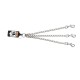 3 Dog Leash Coupler Gloria, Стомана, 2mm x 25 cm