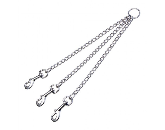 3 Dog Leash Coupler Gloria, Стомана, 2mm x 25 cm