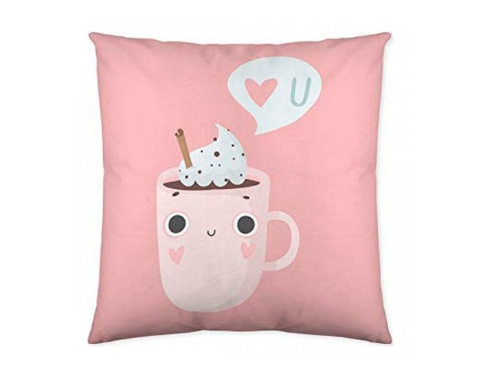 Калъфка за възглавница Costura Funny Cups (50 x 50 cm)