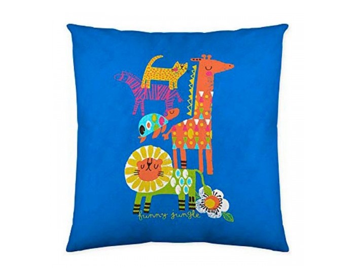 Калъфка за възглавница Cool Kids Funny Jungle (50 x 50 cm)