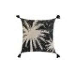 Възглавница Home ESPRIT Черен Boho Палма 45 x 5 x 45 cm - Perne