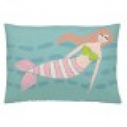 Калъфка за възглавница Naturals Mermaids (50 x 30 cm) - Perne