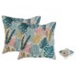 Комплект възглавници Home ESPRIT Джунгла 45 x 5 x 45 cm (2 броя) - Perne