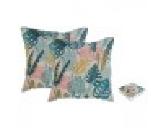 Комплект възглавници Home ESPRIT Джунгла 45 x 5 x 45 cm (2 броя)